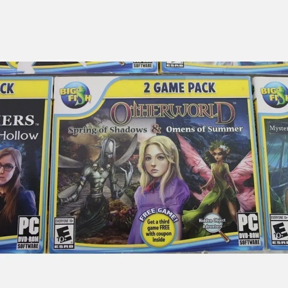 7 PC  ROMS Mysteries & Hidden Object Adventure Games• Big Fish.
